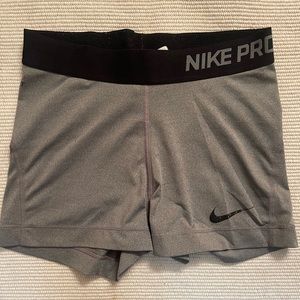 Nike Pro Dri-Fit Spandex Grey Size Small